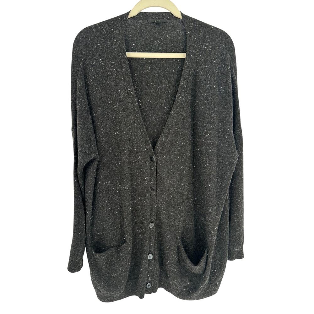 COS 100% Wool Oversized Speckled Cardigan S